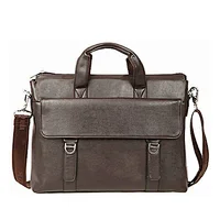 M3081 high quality vintage man briefsase genuine leather bag mallette
