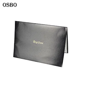 Customized Pu Handmade Academic Degree Diploma Cover