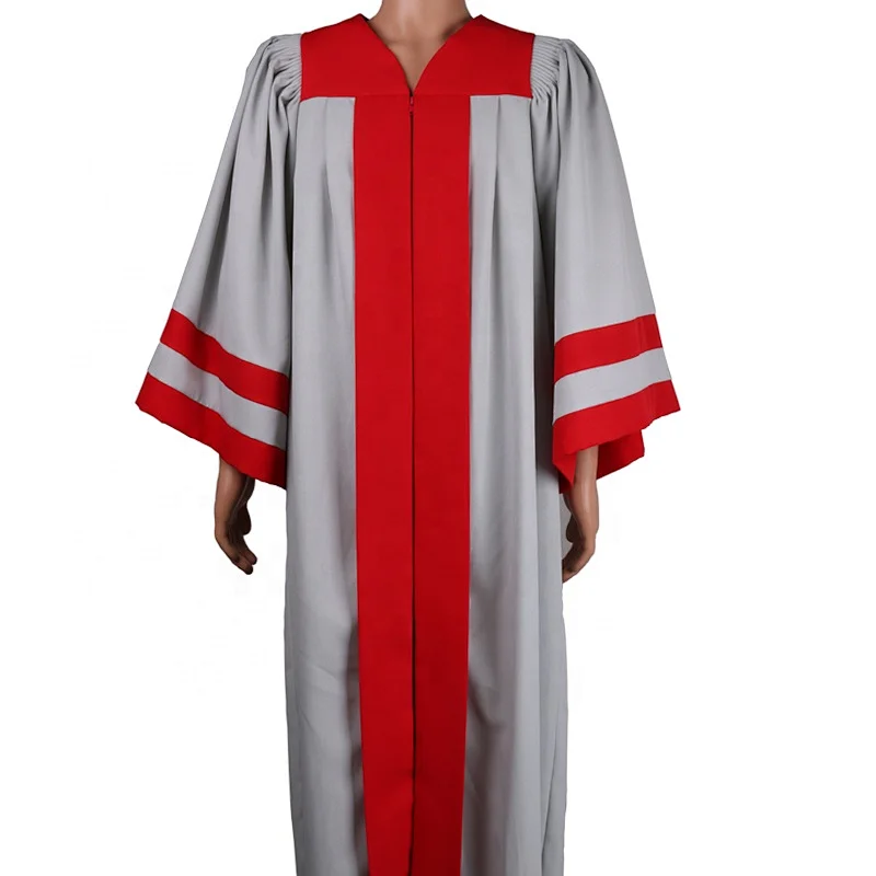 2019 New Design  Colorful  Unisex Customized 100% polyester gowns for choir