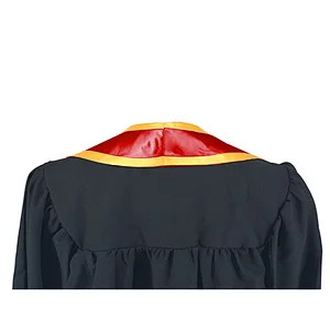 High Quantity Golden With Red  Graduation stole and Sash for adult