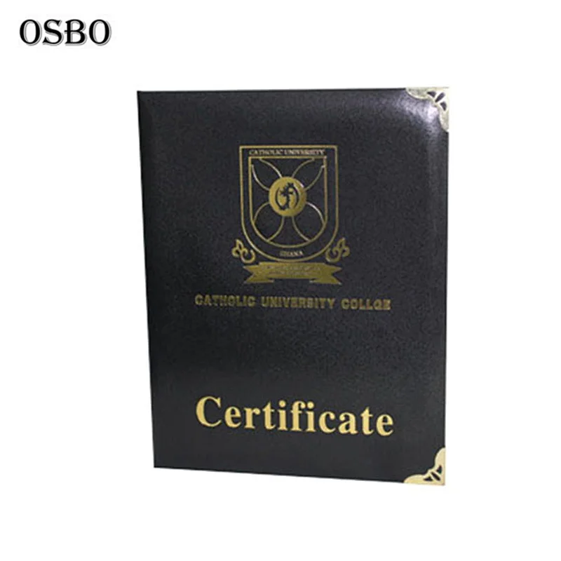 Manufacturer Graduation Certificate Holder Certificate Diploma Cover