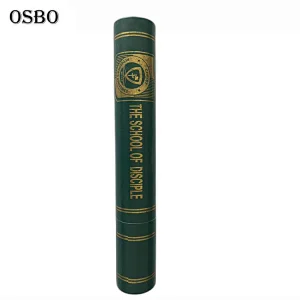 Cardboard Diploma PU Certificate Tube Scroll Holder For University 5*32cm