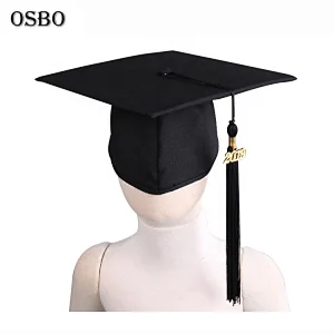 Wholesale Black matte academic Graduation Cap tassel