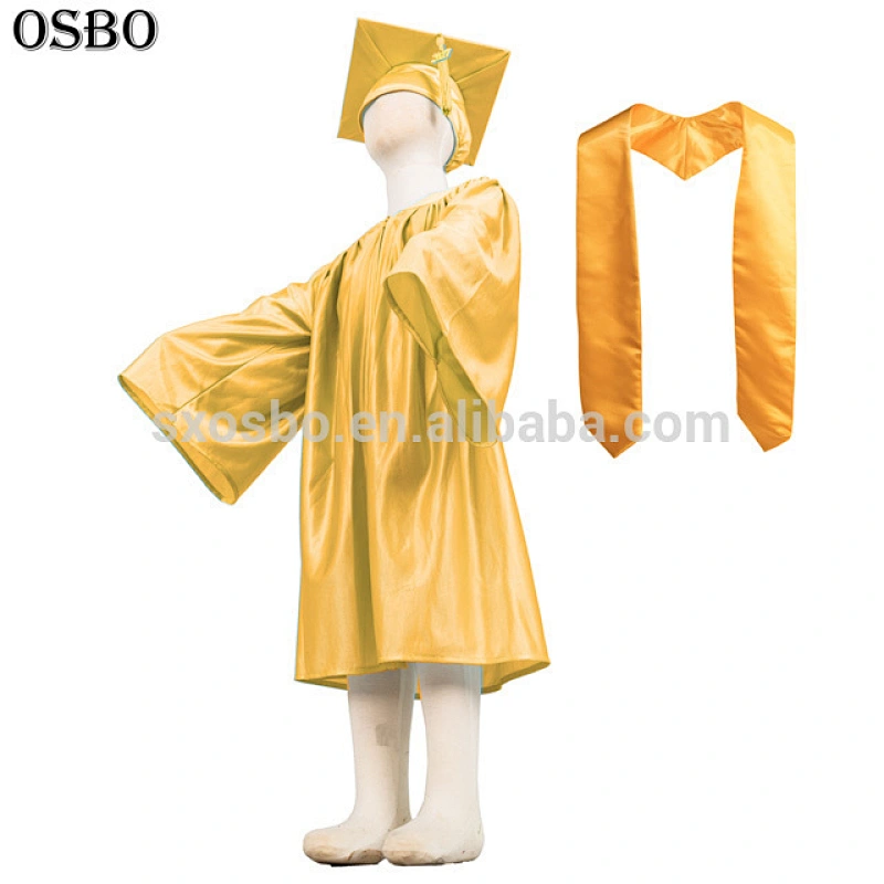 High Quality Children Graduation Gown For Kindergarten