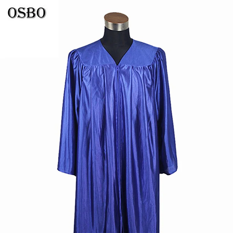 University Blue Graduation Doctoral Gown