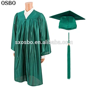 Beautiful emerald academic gown / graduation gown