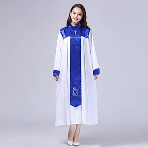Wholesale church choir dress Woman Singing clothes Long sleeve Free choir robes