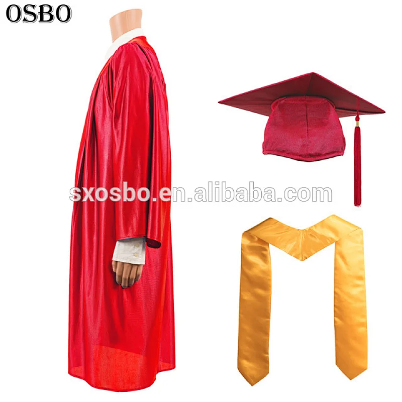 wholesale academic regalia graduation gowns/academic robe,cheap satin graduation robe
