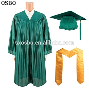 Beautiful emerald academic gown / graduation gown