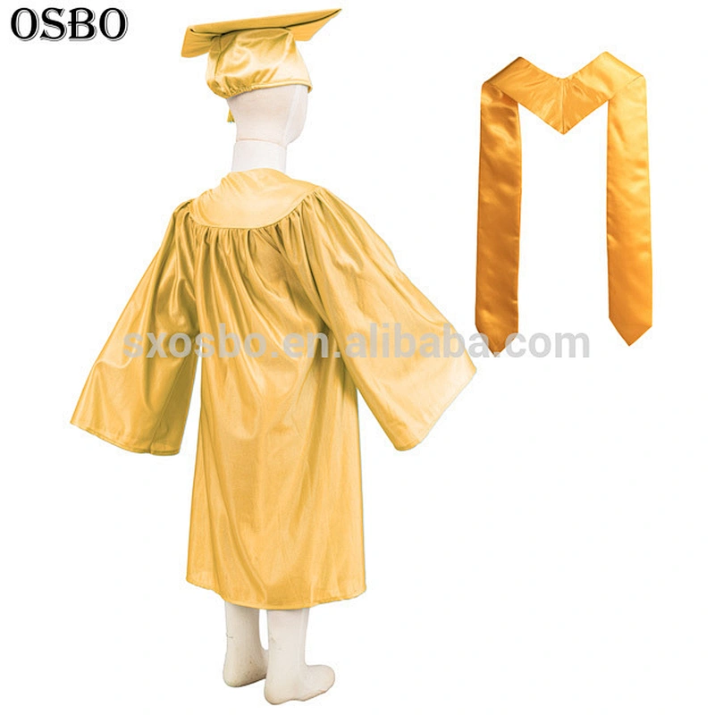 High Quality Children Graduation Gown For Kindergarten