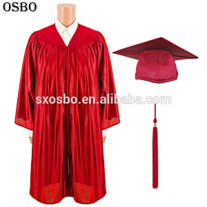 wholesale academic regalia graduation gowns/academic robe,cheap satin graduation robe