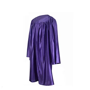 Kindergarten Graduation Cap and Gown Shiny Purple