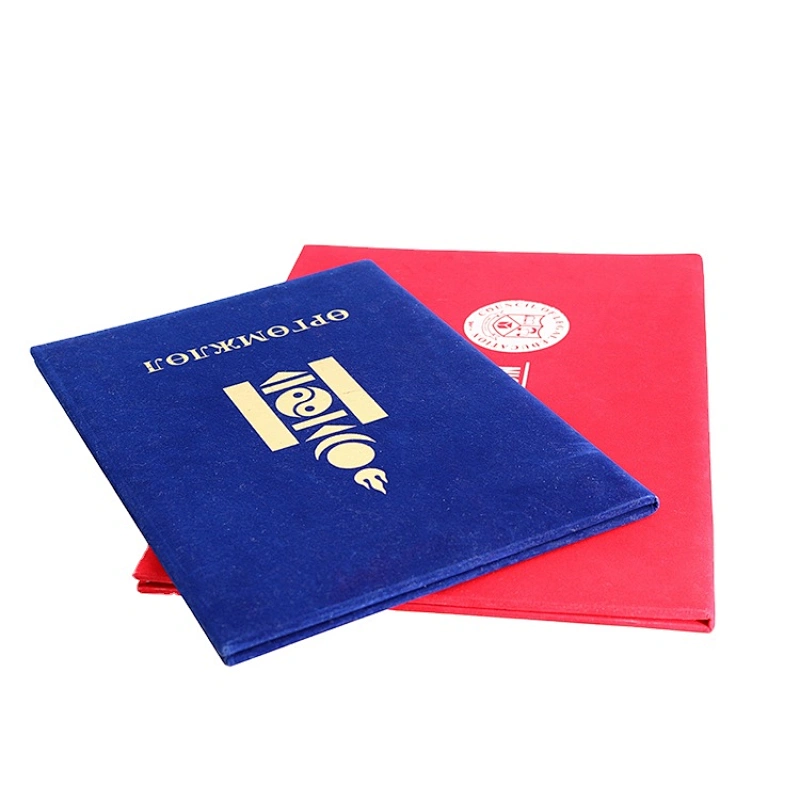 5 Pcs Diploma Holder Frame Black Folder Certificate Binder Graduation  Diploma Cover Graduation Certificate Holders Blue Folder