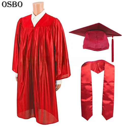 wholesale academic regalia graduation gowns/academic robe,cheap satin graduation robe