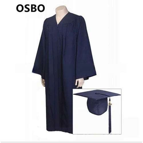 Wholesale Custom High School University Academic Cap Bachelor College Graduation Cap and Gown