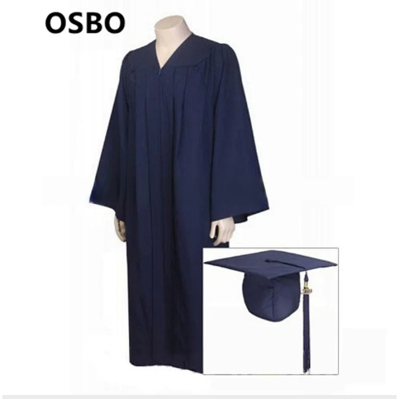 Wholesale Custom High School University Academic Cap Bachelor College Graduation Cap and Gown