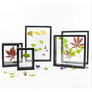5inch 6inch 7inch Double sided glass photo square picture frame