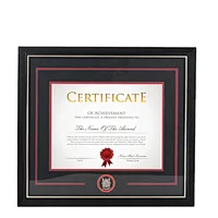 Wholesale Golden Rim Wooden Diploma Certificate Frames