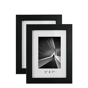 classic Basics Black Picture or Poster Frame mat for 5*7in photos