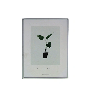American flat A4 Sliver Aluminum Large Photo Frame Pictures Wall Hanging Frames