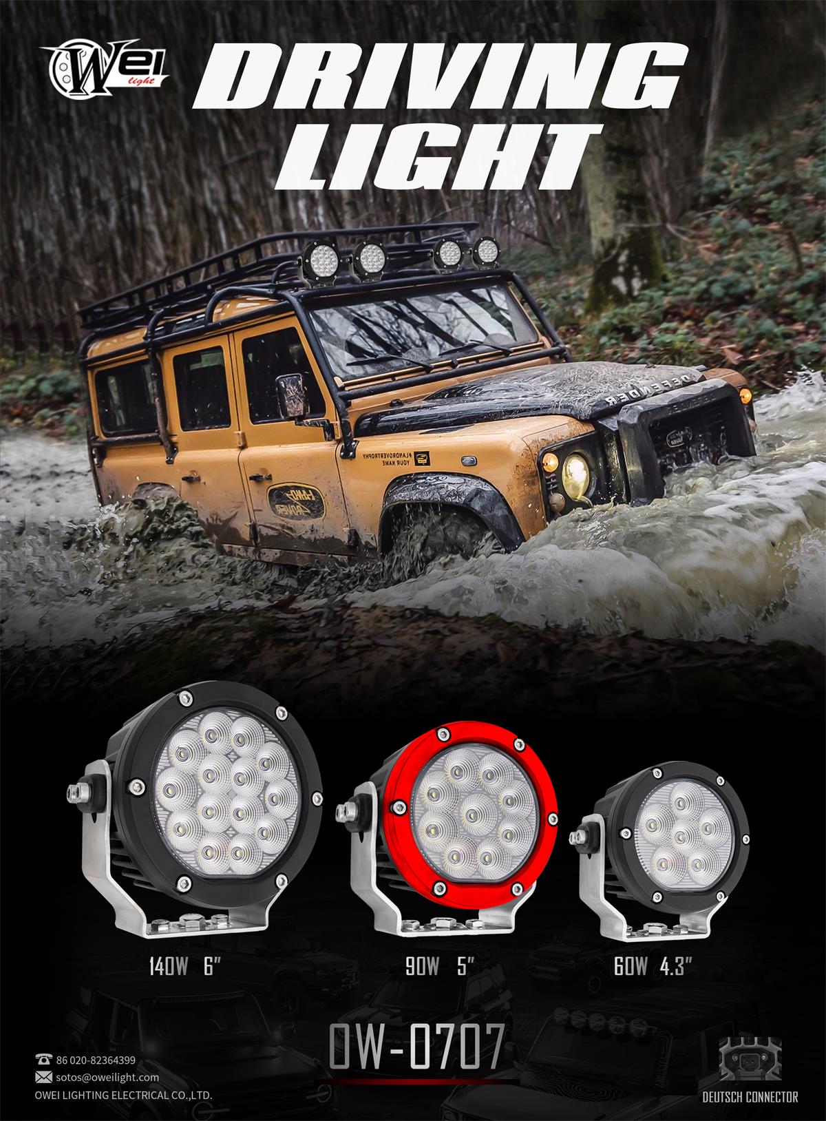 led auto driving lights