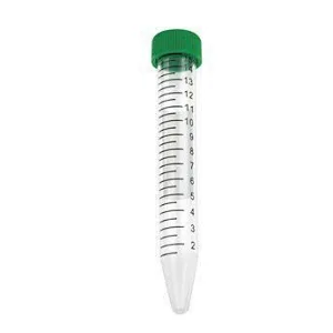 Various size clear graduated glass centrifuge tube mould