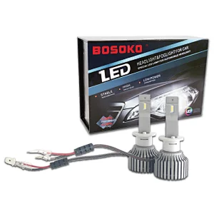 BOSOKO X5 H1 汽车 LED 大灯灯泡 30W 3000LM