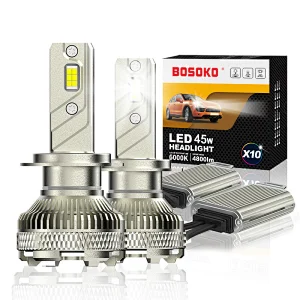 BOSOKO X10 系列 H7 LED 灯泡 LED 头灯