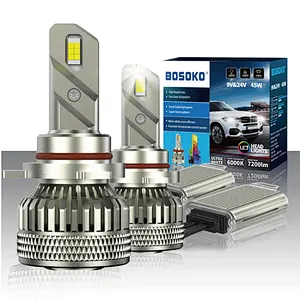 BOSOKO 45W 9012 Led Lights For Car with canbus