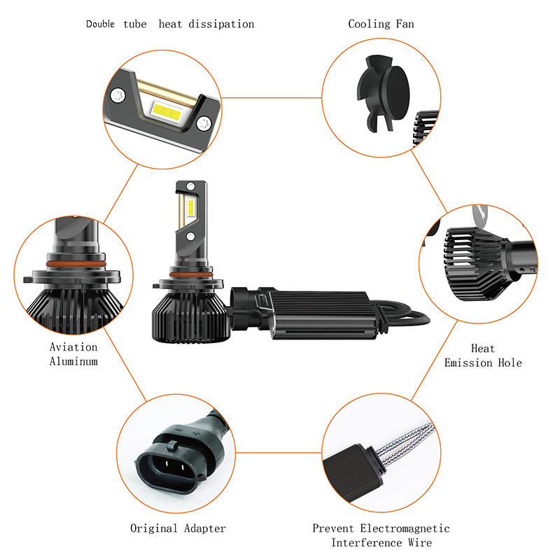 led replacement headlight bulbs for cars factory