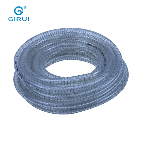 Durable PVC Reinforced Flexible Spring Steel Wire Hose PVC Water Suction Hose