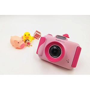 Mini-Doppelobjektiv 2,4-Zoll-Bildschirm Kinder Puzzle-Kamera