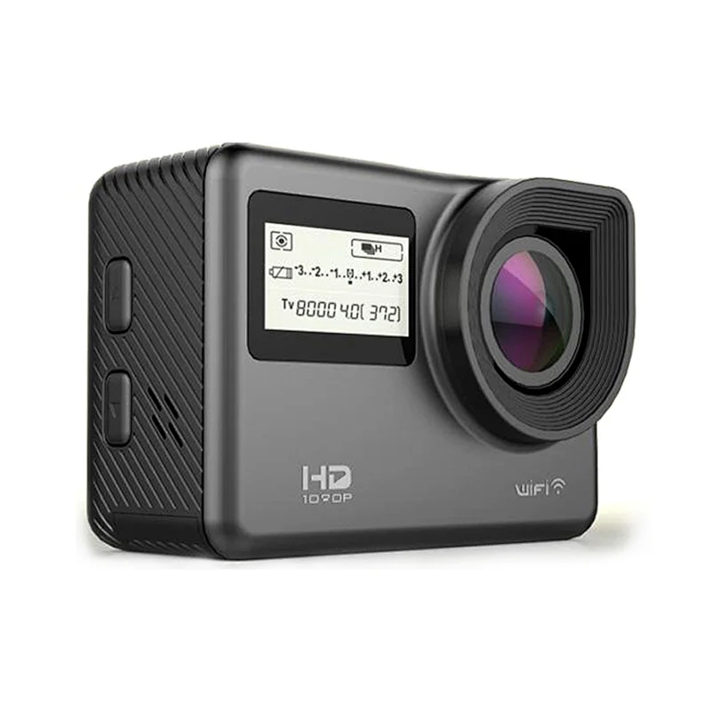 2.0英寸触摸屏双液晶触摸面板4K wifi运动相机