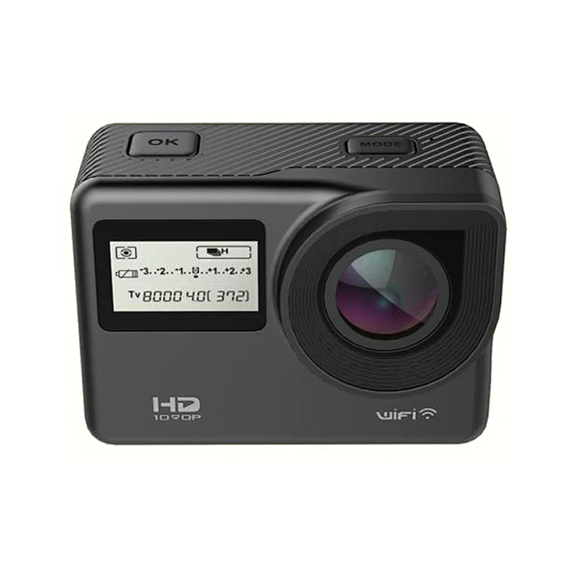 2.0英寸触摸屏双液晶触摸面板4K wifi运动相机