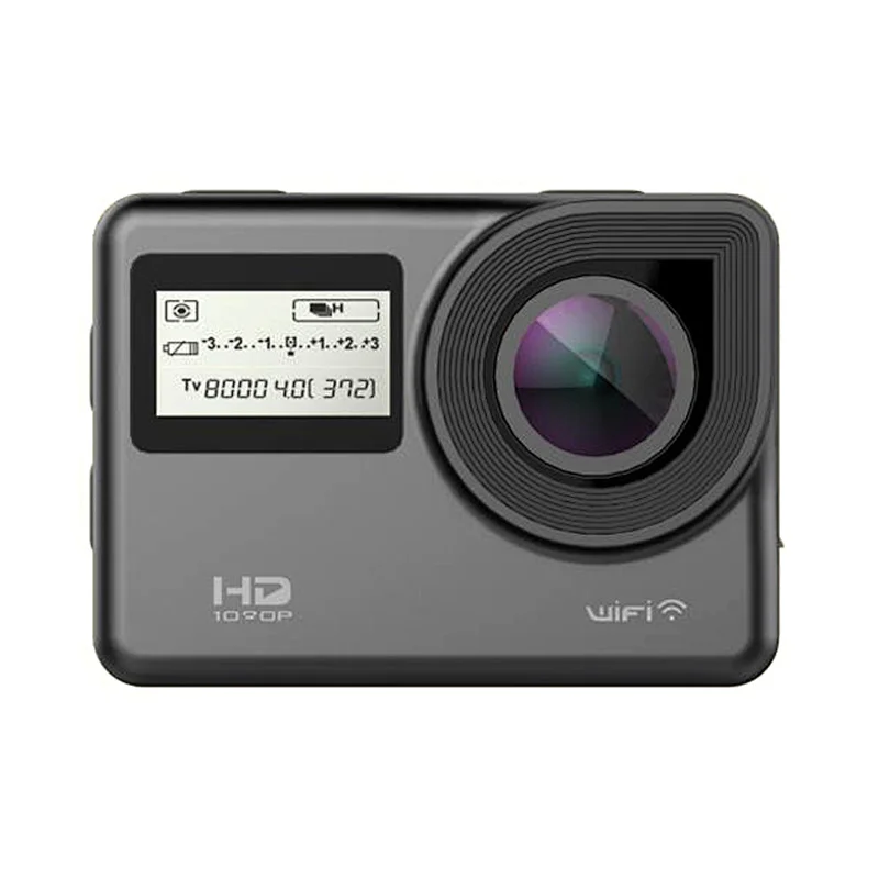 2.0英寸触摸屏双液晶触摸面板4K wifi运动相机