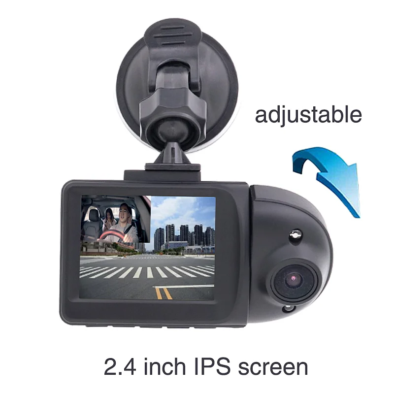 双镜头FHD 1080P车载摄像头，带6G镜头