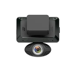 三镜头3.0英寸FHD 1080P行车记录仪，带后视摄像头