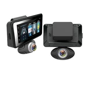 Drei Objektive 3.0 Zoll FHD 1080P Dash Kamera mit Rücksichtkamera