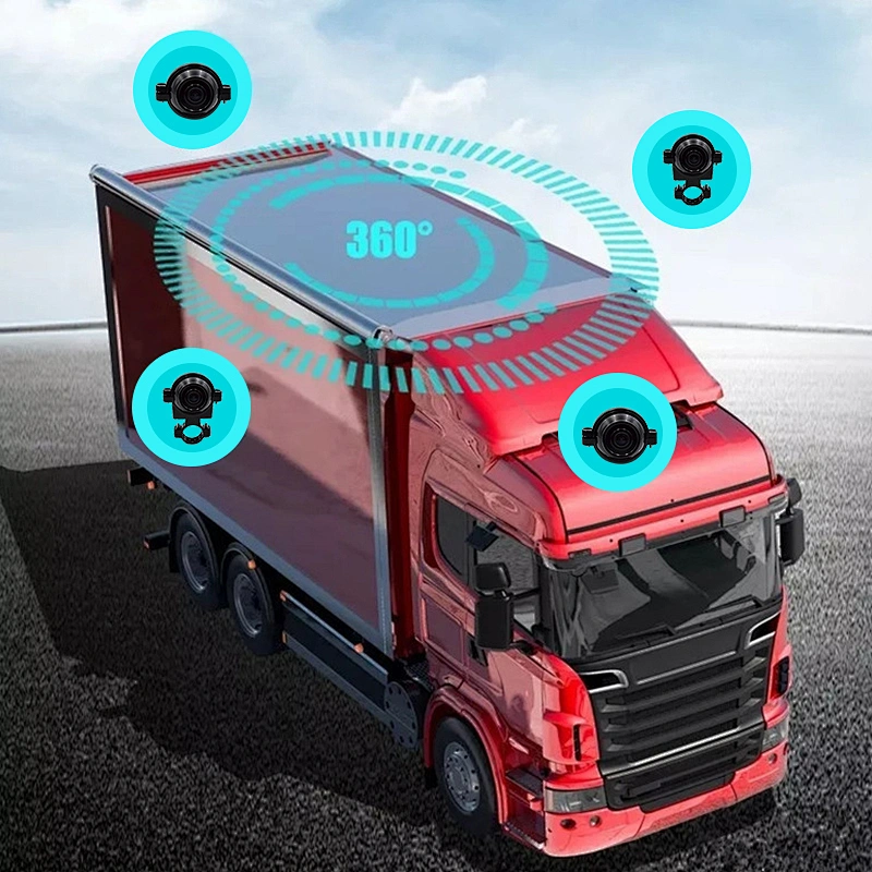 Der super Nachtsicht 4 Kanal Truck Recorder