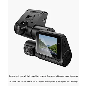 1080p панель приборов Двухобъективная видеокамера запись 2