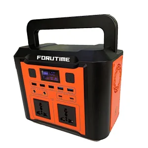 FORUTIME I300 300W便携式电站，8000mAh锂离子电池组，带汽车跳线手机充电器笔记本电脑充电器营地应急灯，户外灯，闪光灯