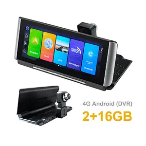 6.86 Inch Touch Screen Car Dash Camera Multi-Functional Car DVR Dual Camera 4G Dash Cam with WiFi/GPS/Bluetooth Function Car Camcorder