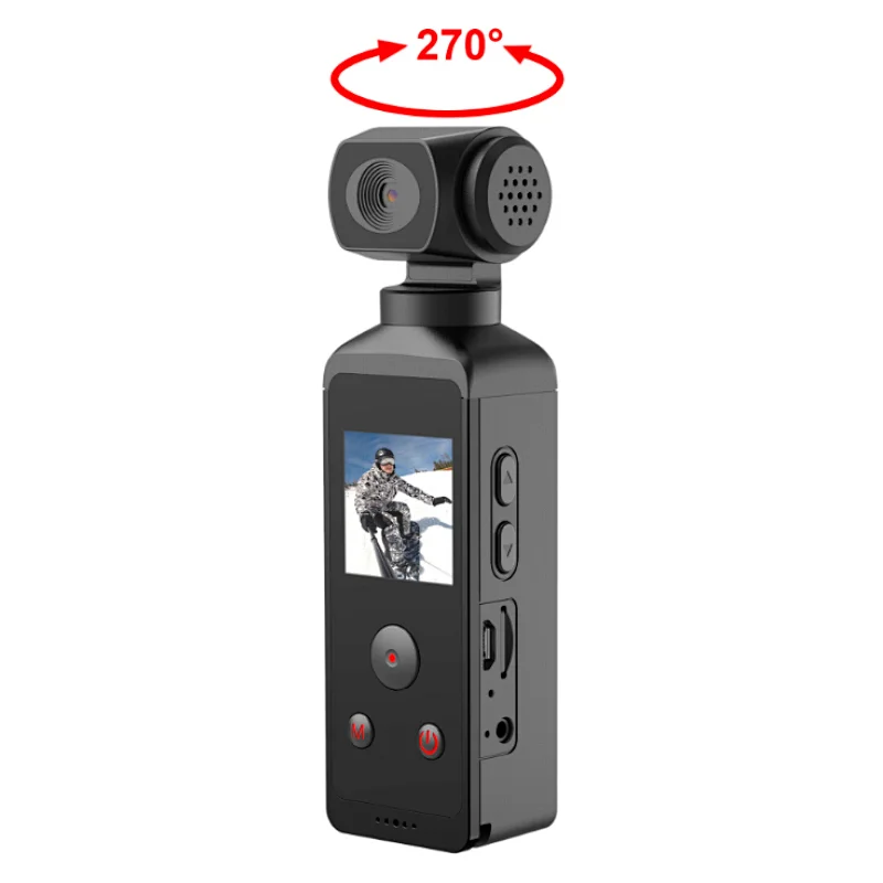 TIG850V | WIFI |4K@30fps| 270° Rotatable  | Portable Pocket Camera