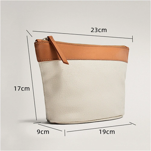 Canvas Cosmetic Pouch Bag