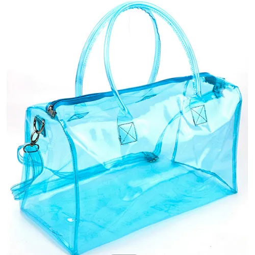 clear weekender bag