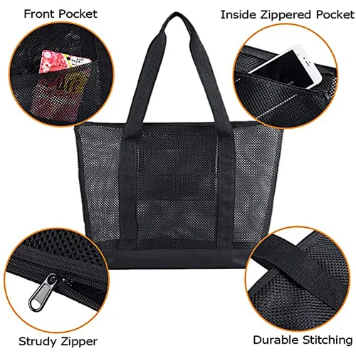mesh tote bag