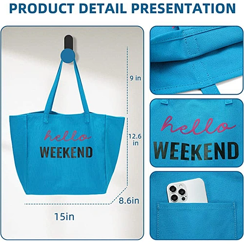 large canvas tote bag