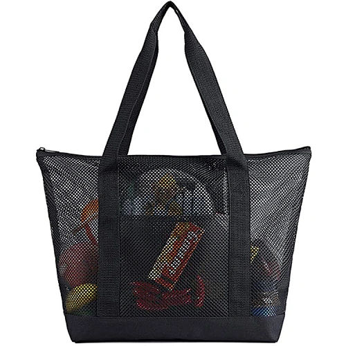 mesh beach bag