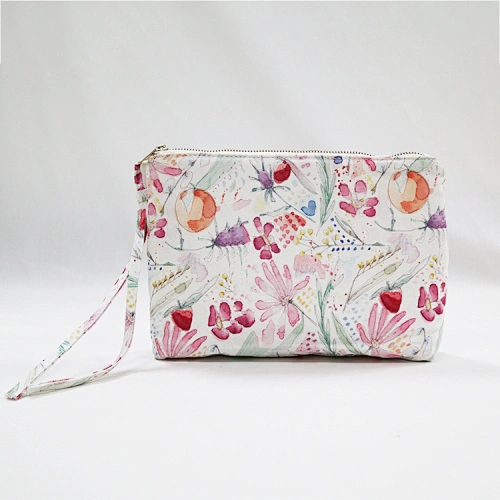 floral print makeup bag