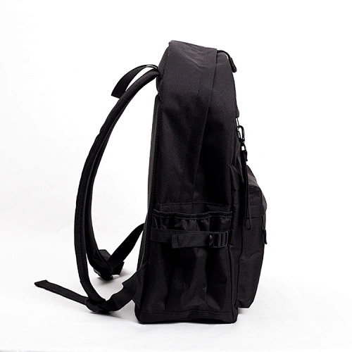 small black backpack